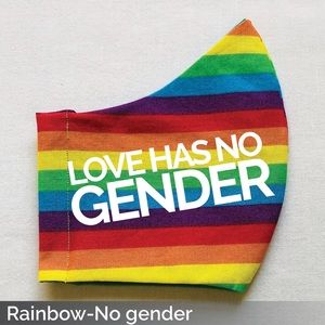 Rainbow Pride Imprinted Face Mask